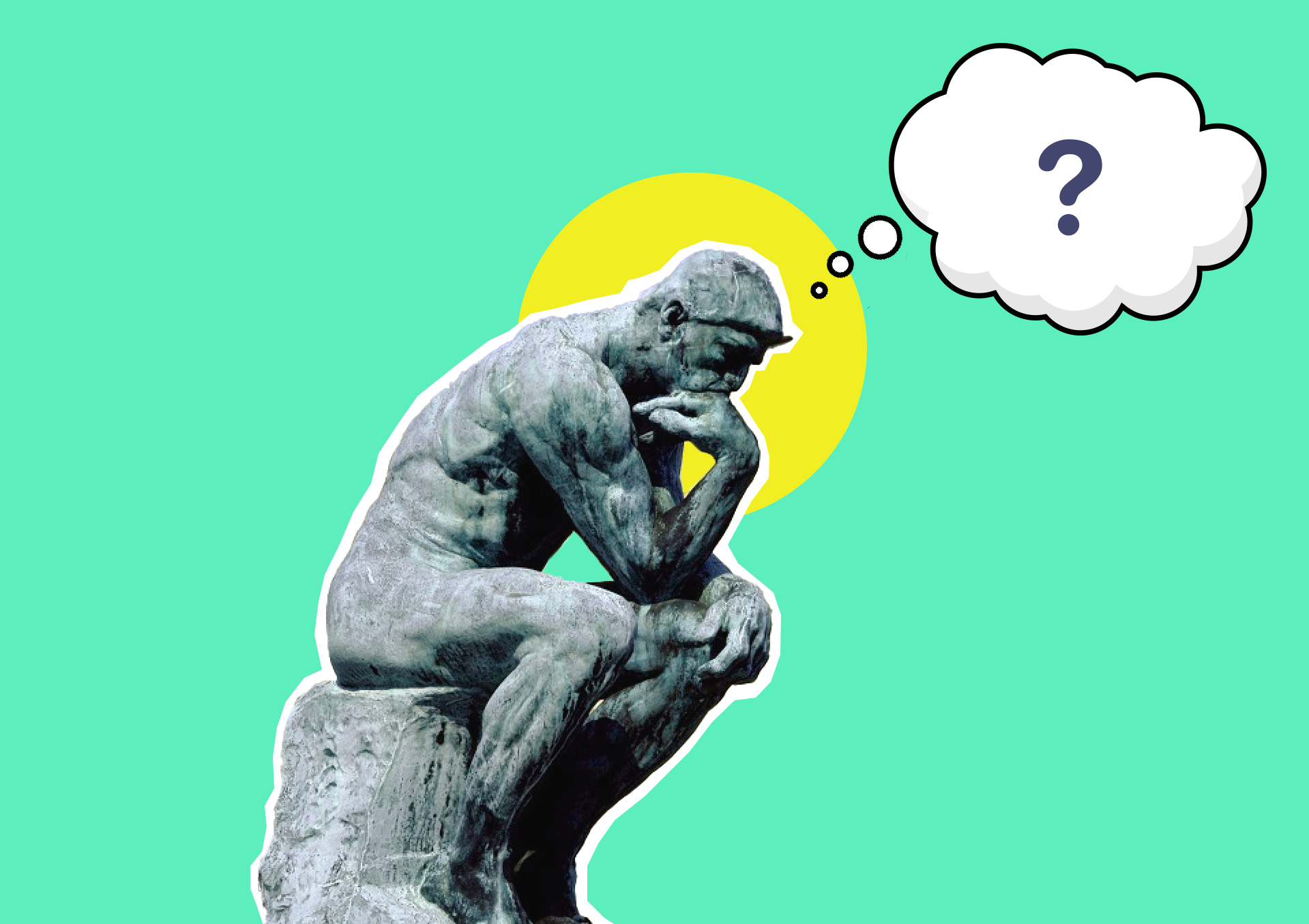 The Thinker illustration