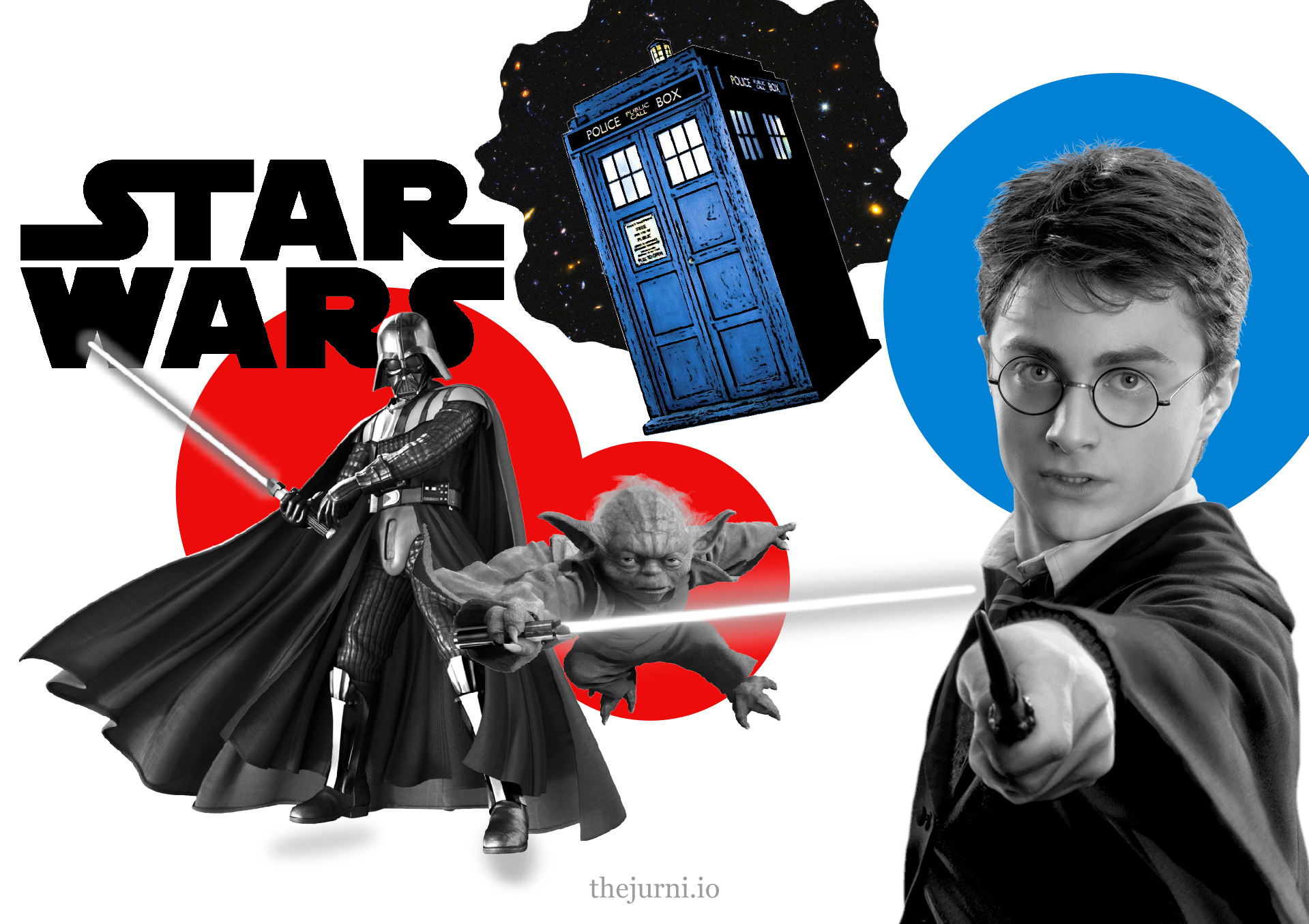 Harry Potter, Tardis and Star Wars