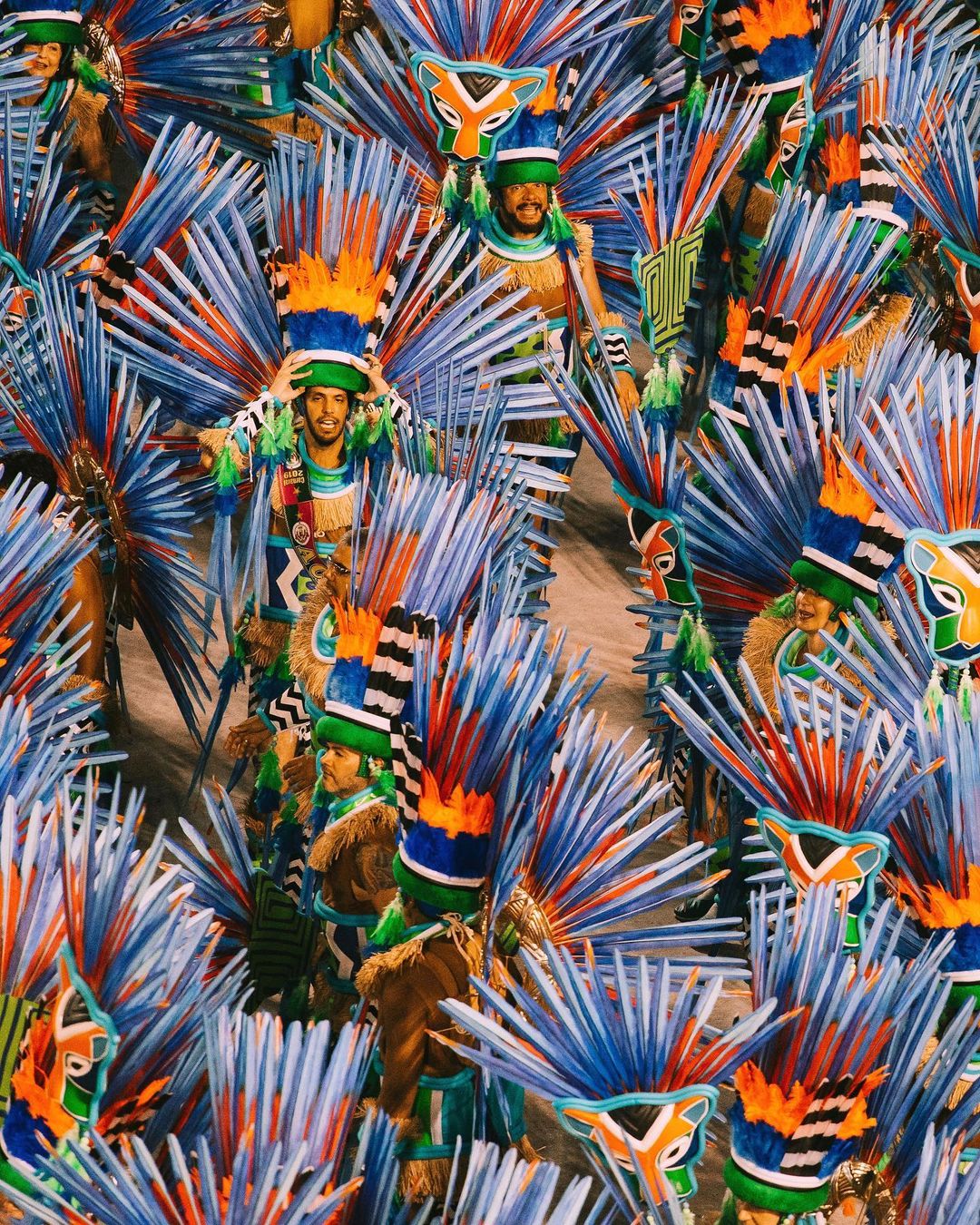 a woman at the Rio carnival