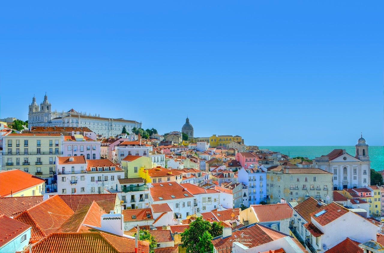 A seaside town in Portugal.