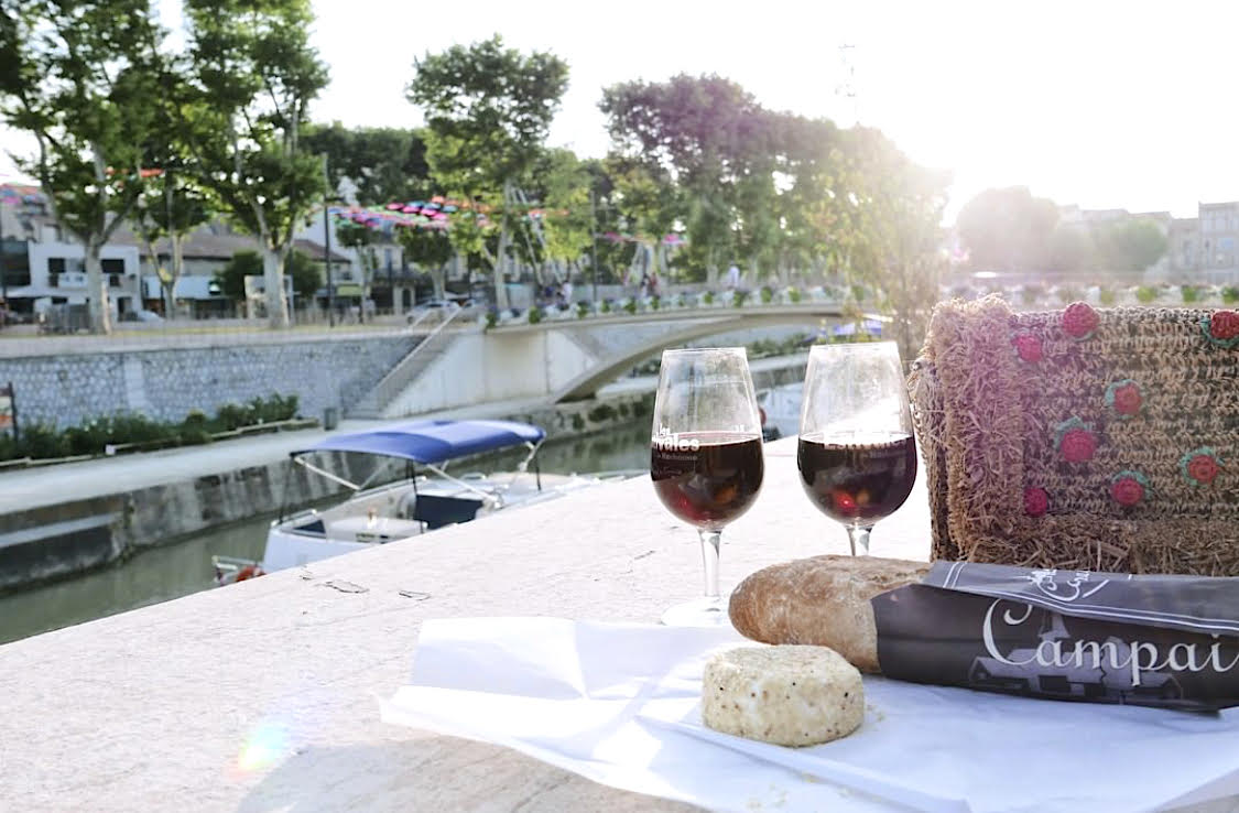 two wine glasses on a table