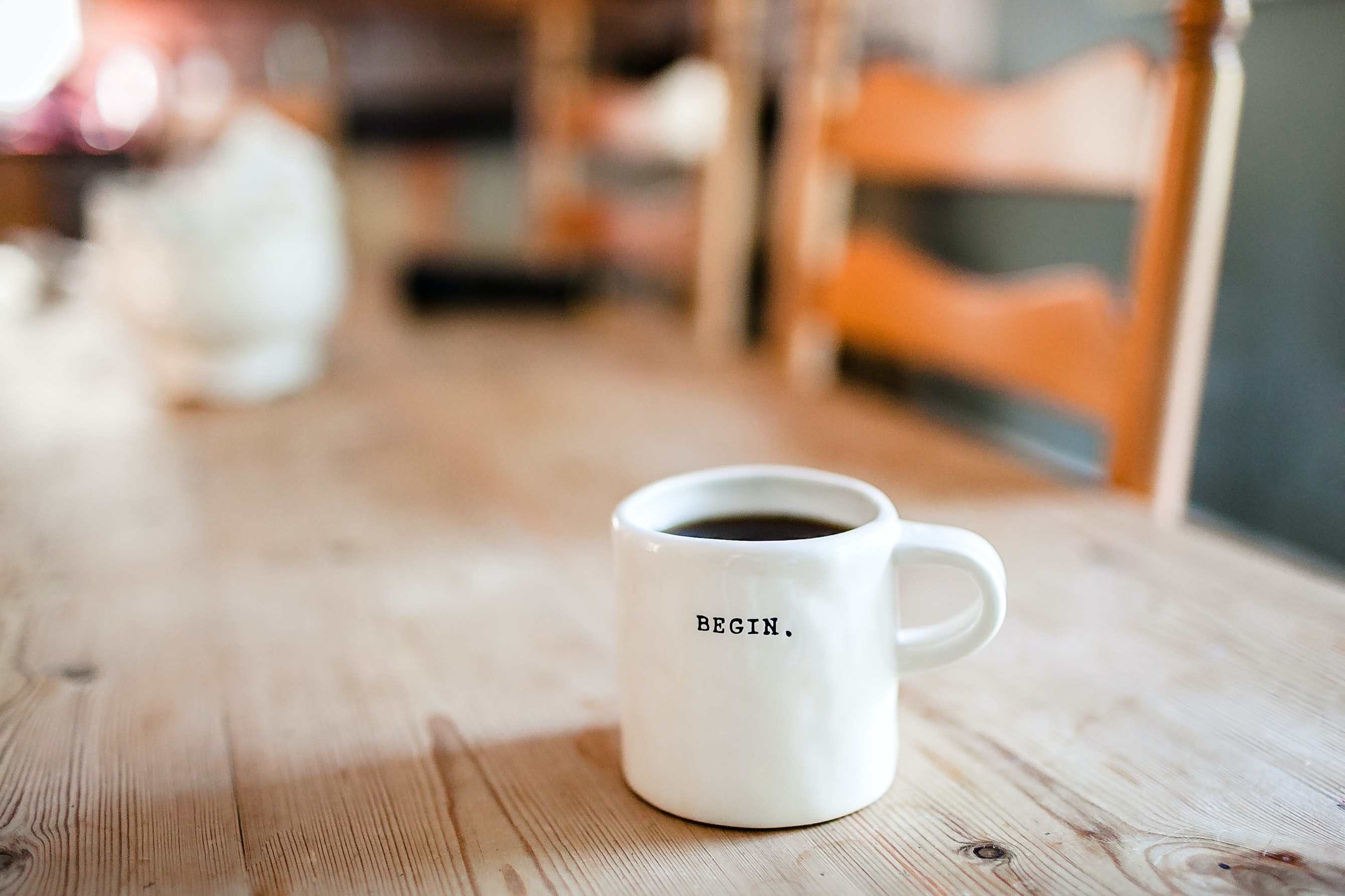 coffee cup at work