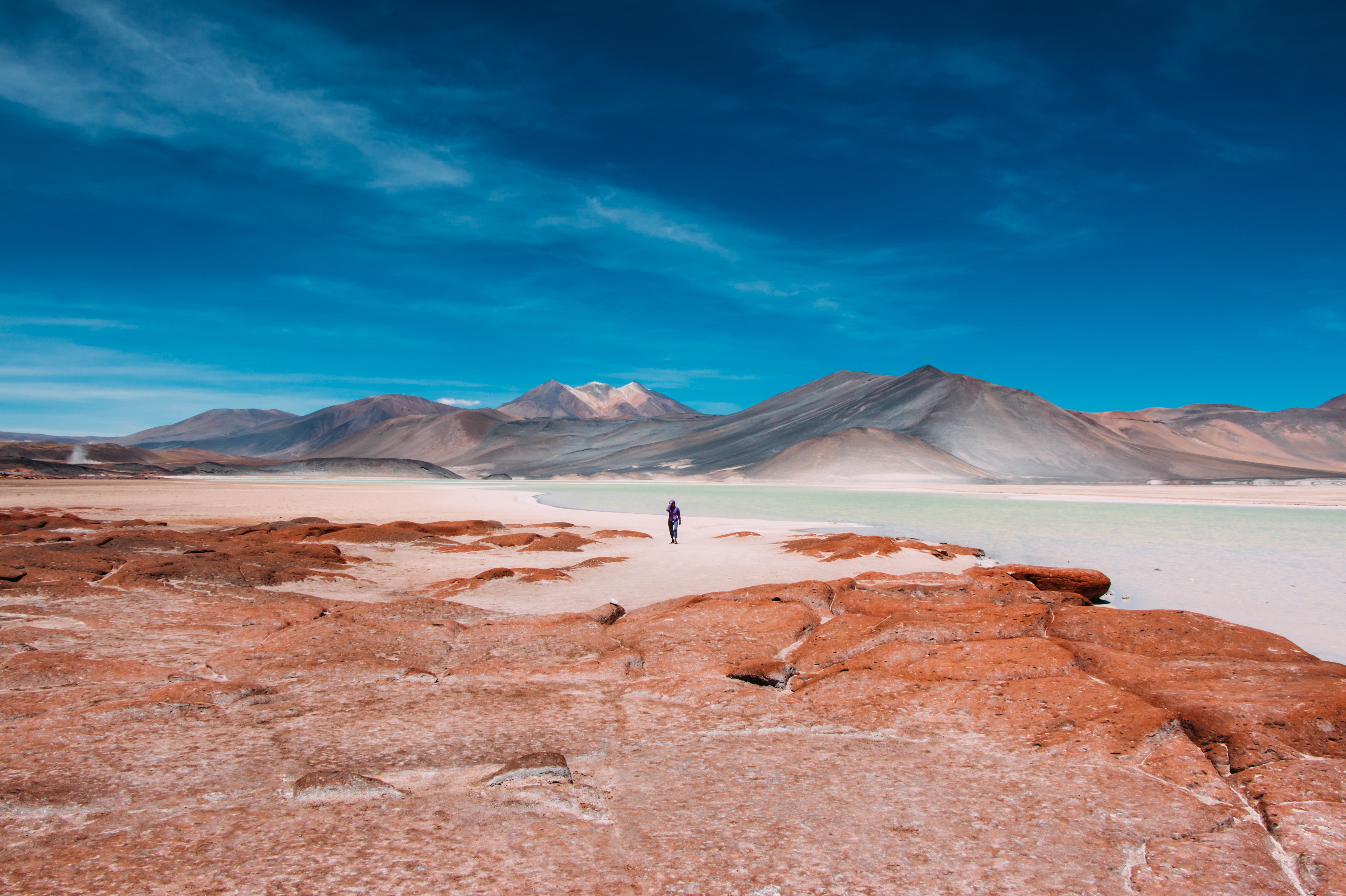 The stone carvings of Atacama Desert in Chile