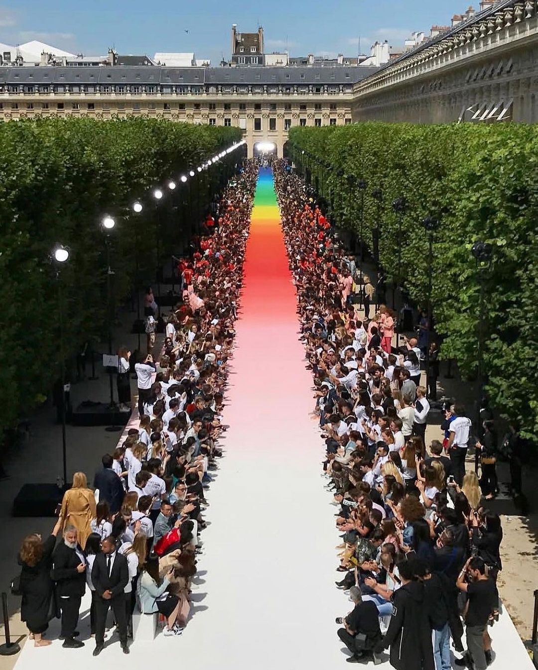 Palais Royal gardens in Paris