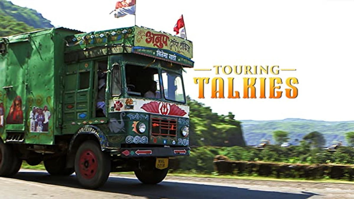 a picture of a truck of India's Touring Talkies 