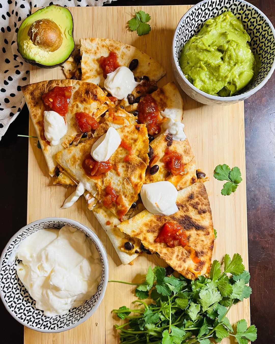 quesadillas