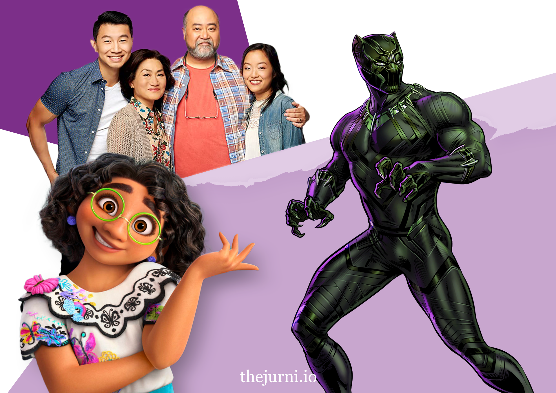 black panther, encanto and kim's convenience