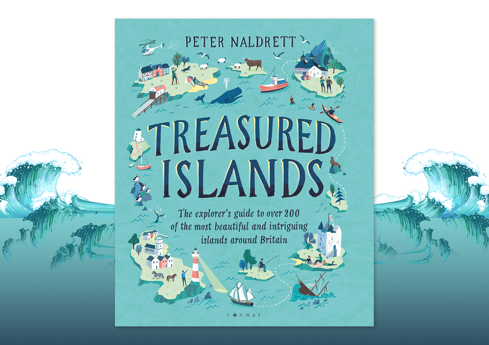 Treasured Island book covers