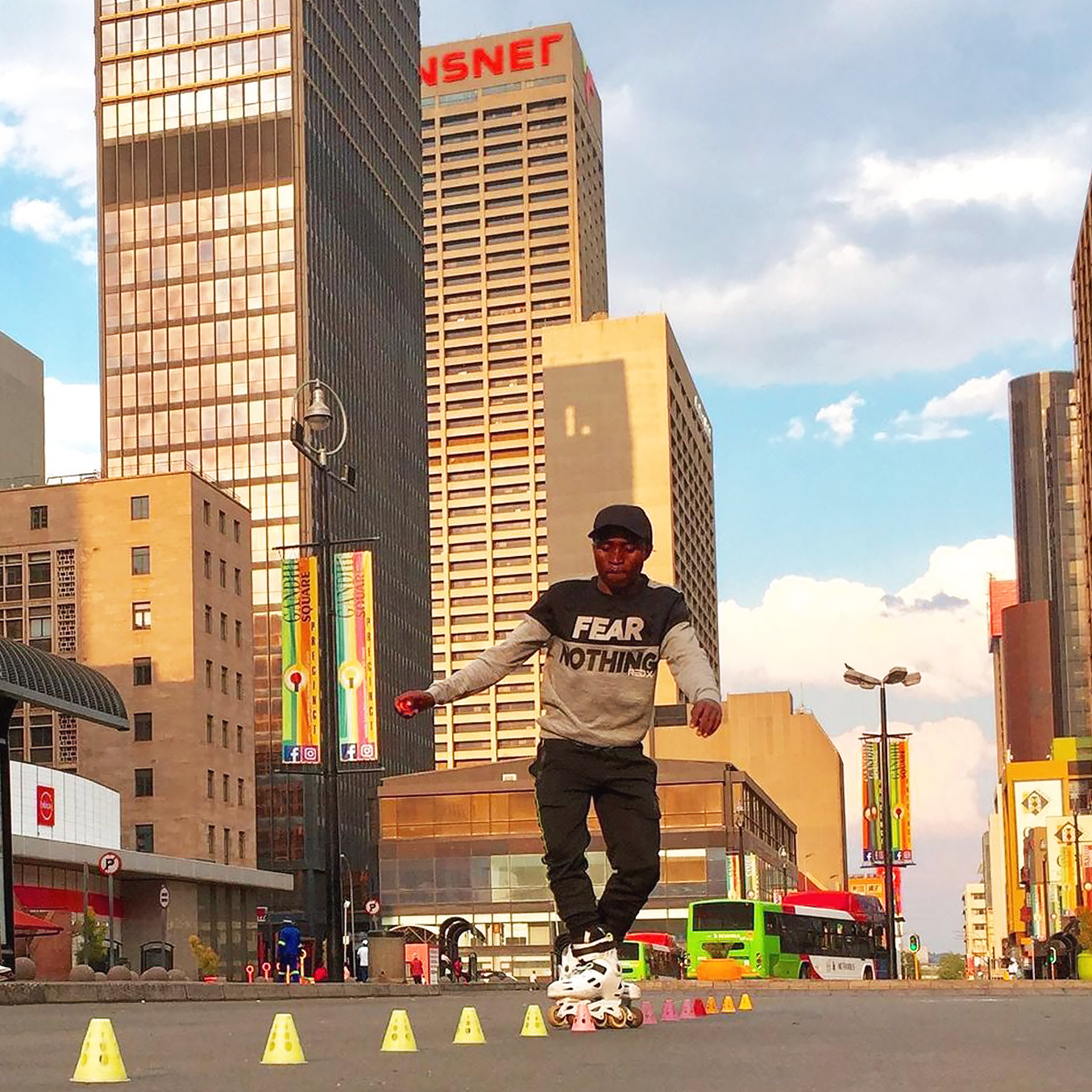 Skateboarding in Johannesburg