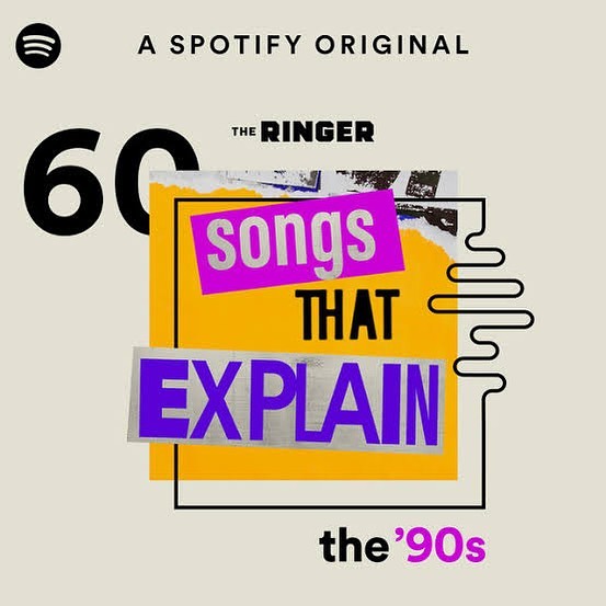 podcast cover of 60 Songs That Explain the ’90s’