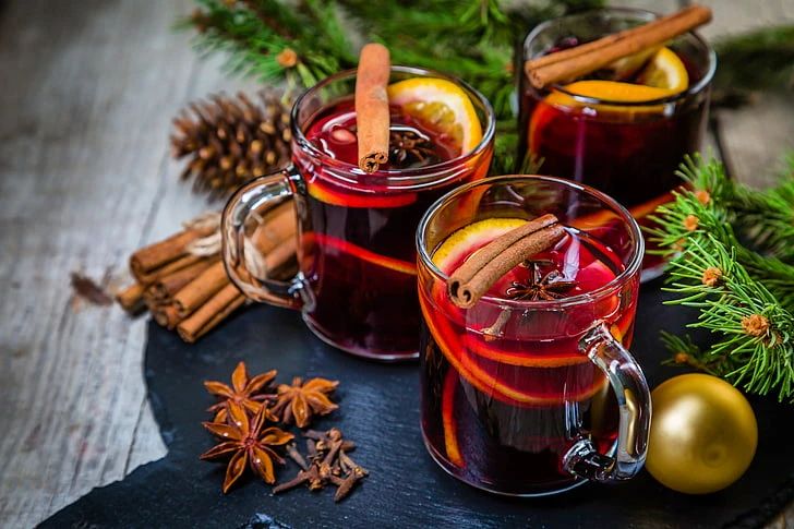 A photo of mulled wine