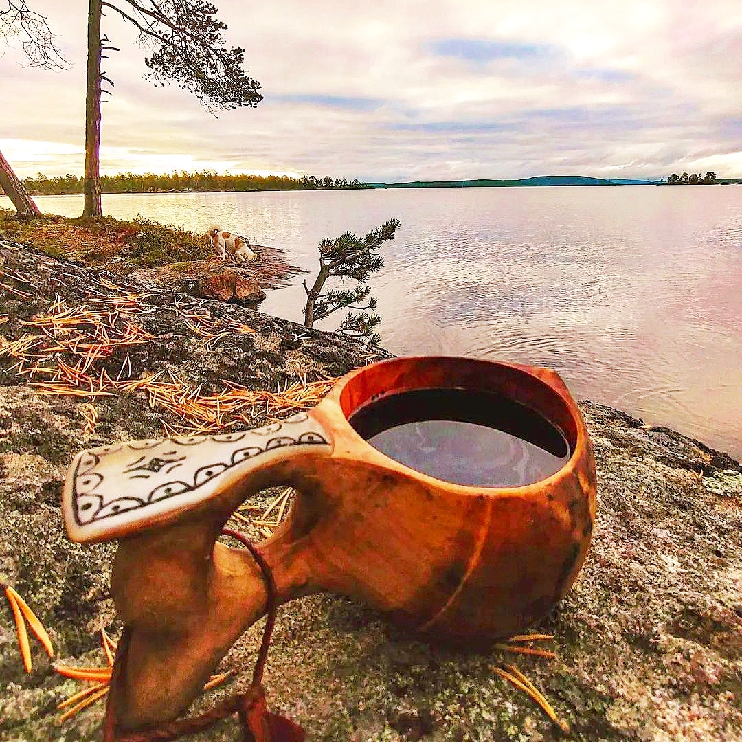 Finnish coffee with cake